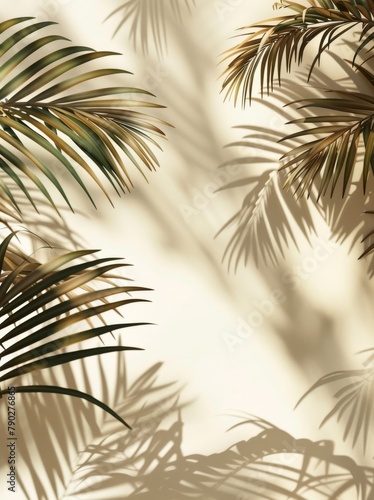 Palm Tree Shadow on Wall