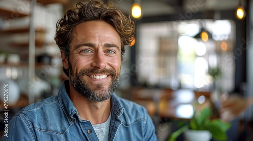 Smiling Man With Beard