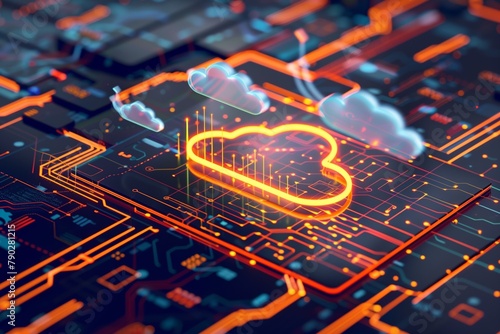Cloud computing Devices connected to digital storage in a data center over the Internet