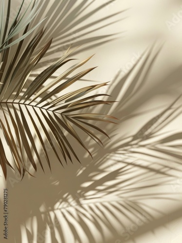 Palm Tree Shadow on Wall