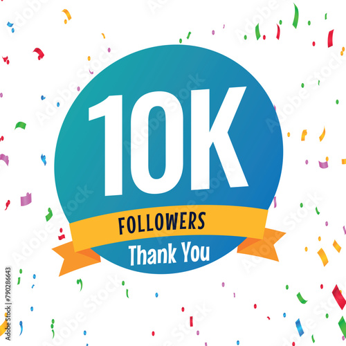 10k followers social media celebration thank you.eps