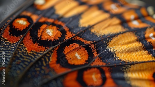 The intricate details of a butterfly's wing, each tiny scale a marvel of natural engineering.