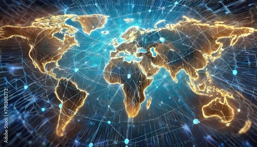 internet for the world, the whole world is connected to the internet. , network connection join or AI for the world