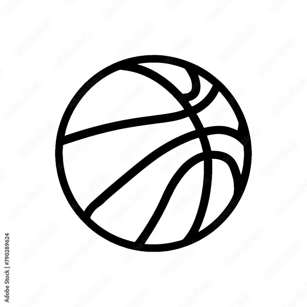 Transparent Basketball Icon Design in Vector Format, Basketball Clipart Icon