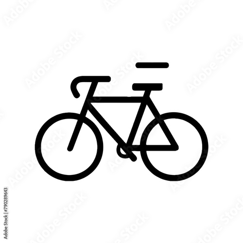 Transparent Bicycle Icon Design in Vector Format, Bicycle Clipart Icon