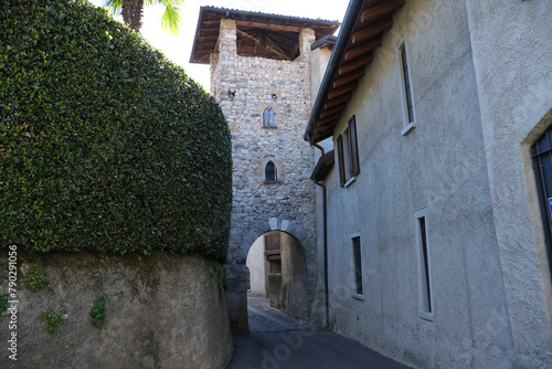 Il borgo di Villincino a Erba in provincia di Como, Lombardia, Italia.
