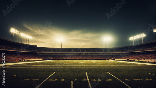 an American football field © PixelBook