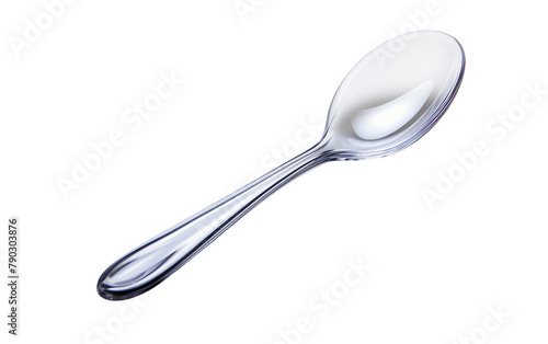 Sugar Spoon on Clear Background