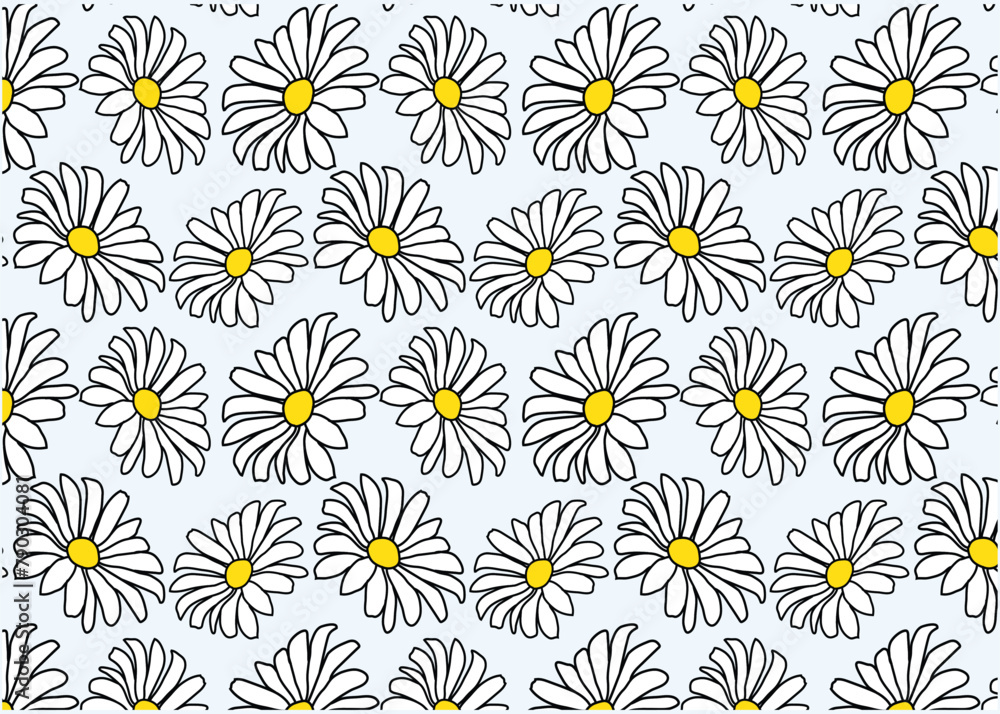 Abstract pattern of daisy flower, origami flowers background.style for banners,prints,clothing,wallpaper,posters, websites,online shopping.Vector illustration design and creative idea.eps10. Abstract pattern of daisy flower, origami flowers background.style for banners,prints,clothing,wallpaper,posters, websites,online shopping.Vector illustration design and creative idea.eps10.