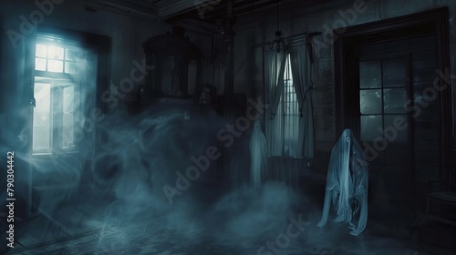  The atmosphere is haunted by a sense of supernatural presence, with hints of otherworldly forces at work throughout the film. Strange occurrences, ghostly apparitions, and unexplained phenomena 