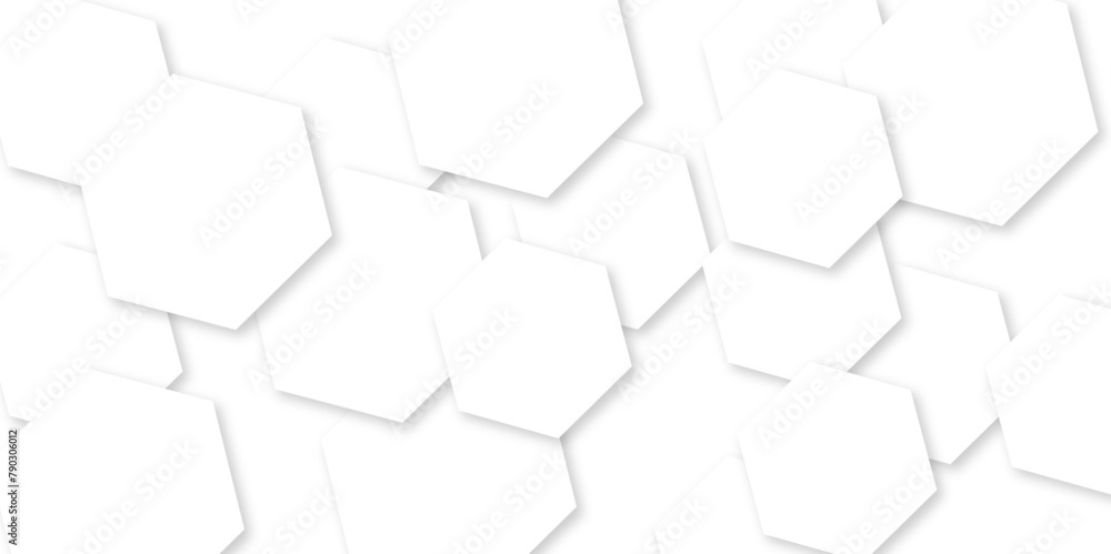 Abstract white background with hexagon and hexagonal background. Luxury white pattern with hexagons. abstract 3d hexagonal background with shadow. 3D futuristic abstract honeycomb mosaic background. Abstract white background with hexagon and hexagonal background. Luxury white pattern with hexagons. abstract 3d hexagonal background with shadow. 3D futuristic abstract honeycomb mosaic background.