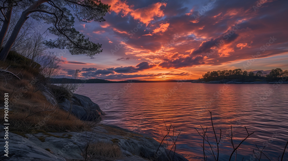 Stockholm Archipelago Sunset