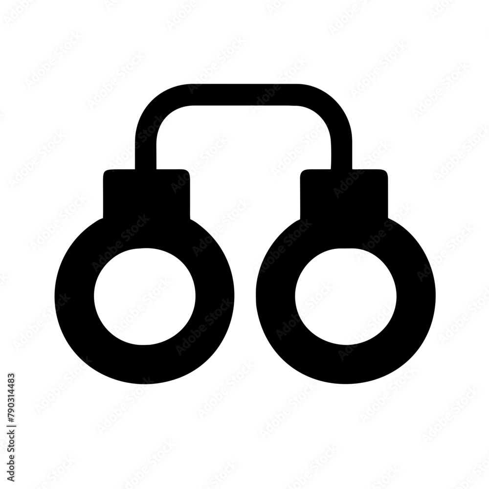 Handcuffs icon vector graphics element silhouette
sign symbol illustration on a Transparent Background Handcuffs icon vector graphics element silhouette
sign symbol illustration on a Transparent Background