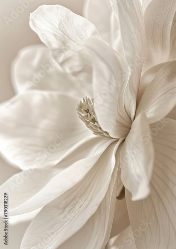 Large White Flower in Vase