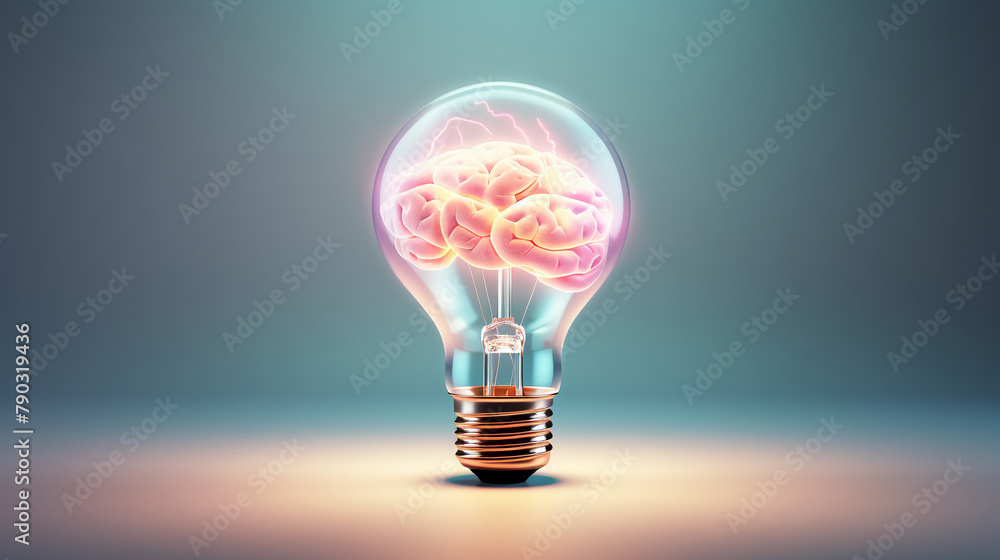 Bright Electric Bulb Shining with Innovation and Inspiration Bright Electric Bulb Shining with Innovation and Inspiration