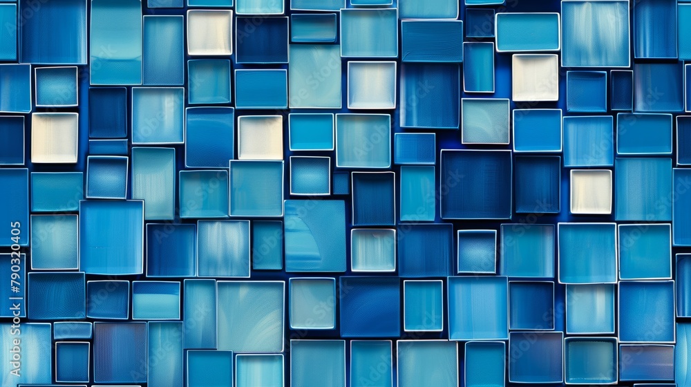 blue square grid background blue square grid background