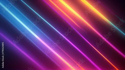 Colorful abstract background with gradient wave design in shades of purple, orange and blue, yellow