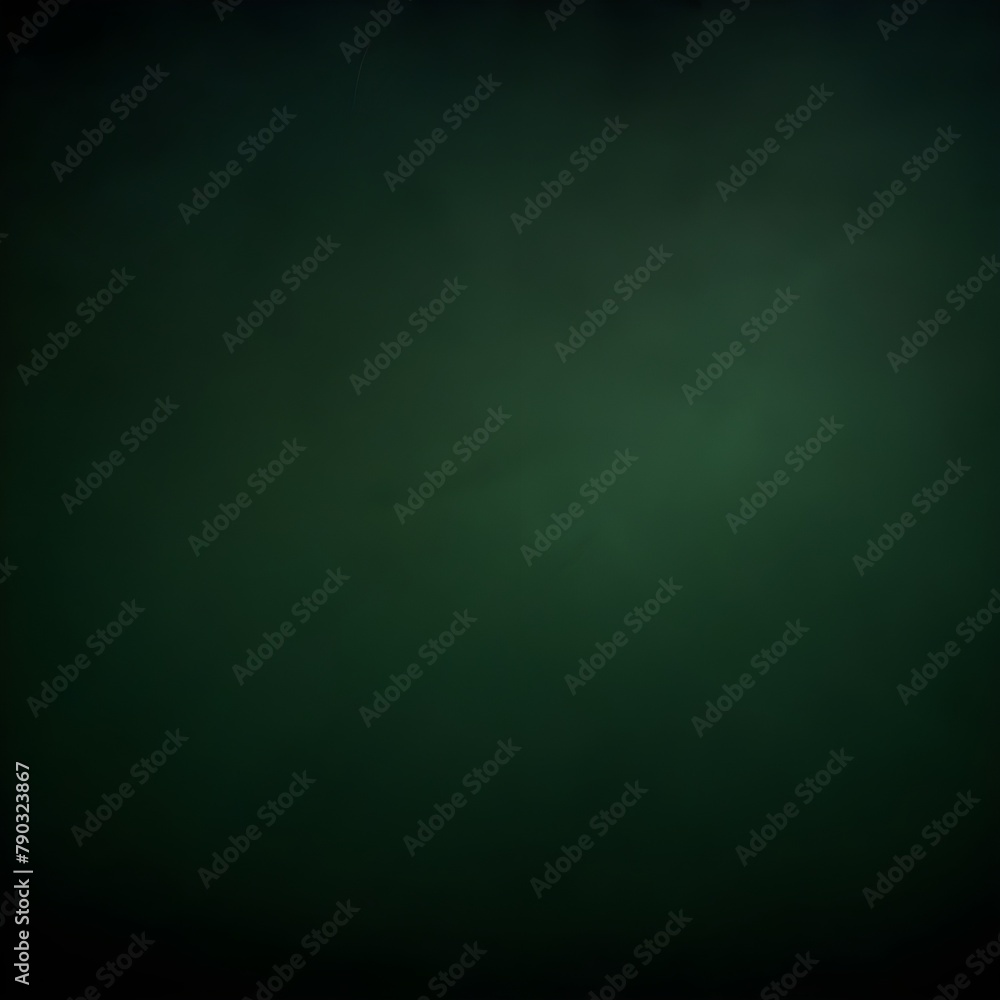 Obraz premium Dark green gradient, rough abstract background, glow template, business background, texture color gradient, shine bright light 