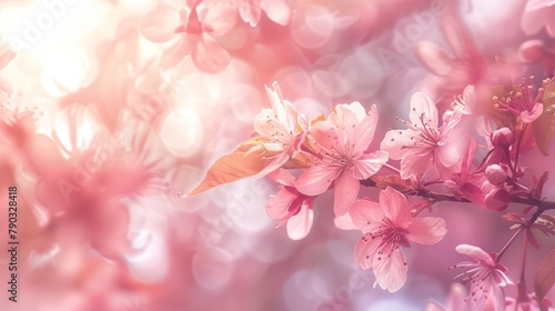 Cherry blossoms soft, generated with AI