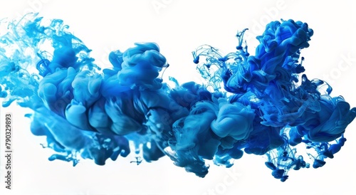 Floating Blue Ink