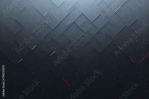 Abstract black low poly background with polygonal triangles