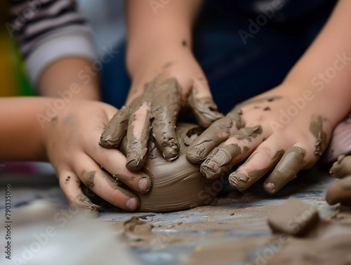 Creative Hands Crafting with Clay