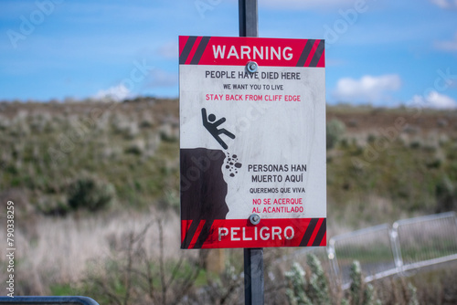 Warning Signs, Palouse Falls, Washington