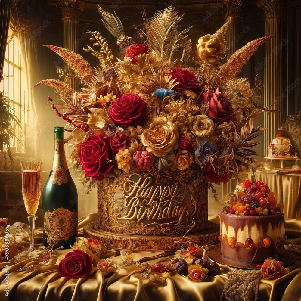 Luxurious Celebrations: A Masterpiece of Floral Artistry and Decadence