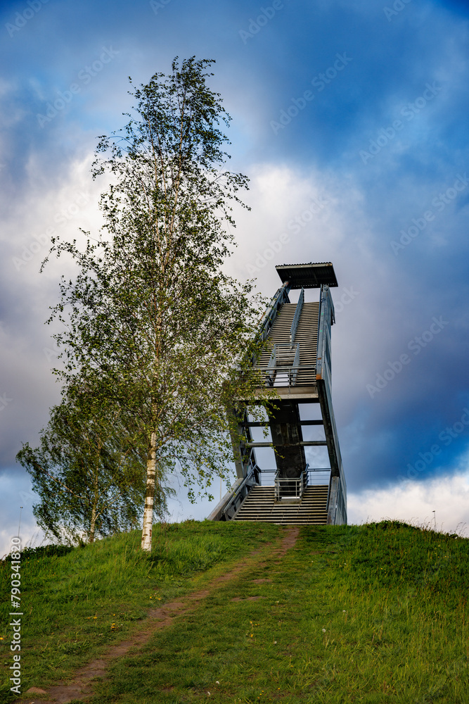 Bliksemschicht Watchtower by Martien Kuipers Along Highway A16