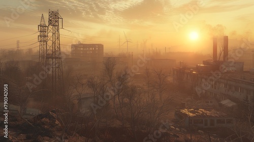 A dangerous radioactive city photo