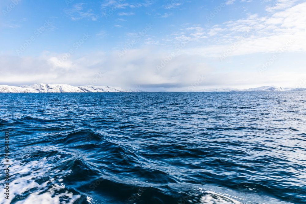 northern polar landscapes in the Teriberka Nature Park on the shore of the Barents Sea, Murmansk, Russia northern polar landscapes in the Teriberka Nature Park on the shore of the Barents Sea, Murmansk, Russia