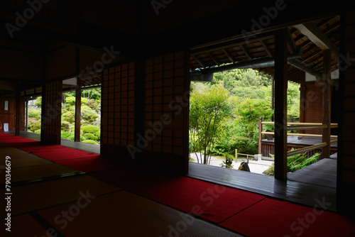 等持院　書院から庭園を望む　京都市北区