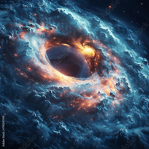 Cosmic Abyss Stunning Black Hole