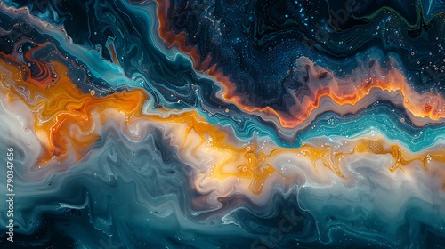 Dive into the abstract realm of analytics with AI-generated imagery: behold the intricate patterns and textures that emerge from statistical insights, captured in stunning 8K resolution. photo