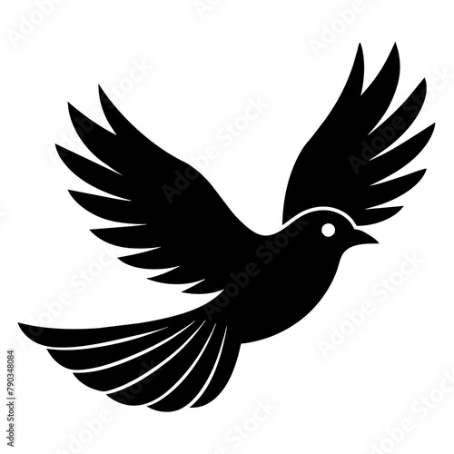 dove in flight