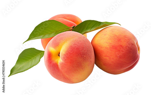 Peaches with a Transparent Twist