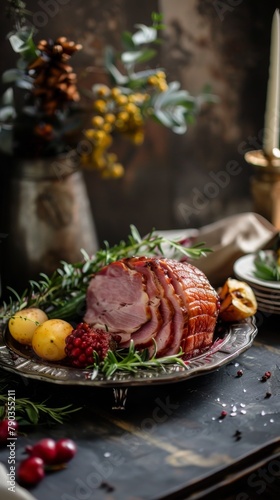 Gourmet Feast: Sumptuous Spread of Meat and Vegetables