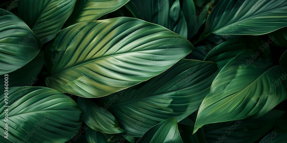 Green leaves background Green leaves background