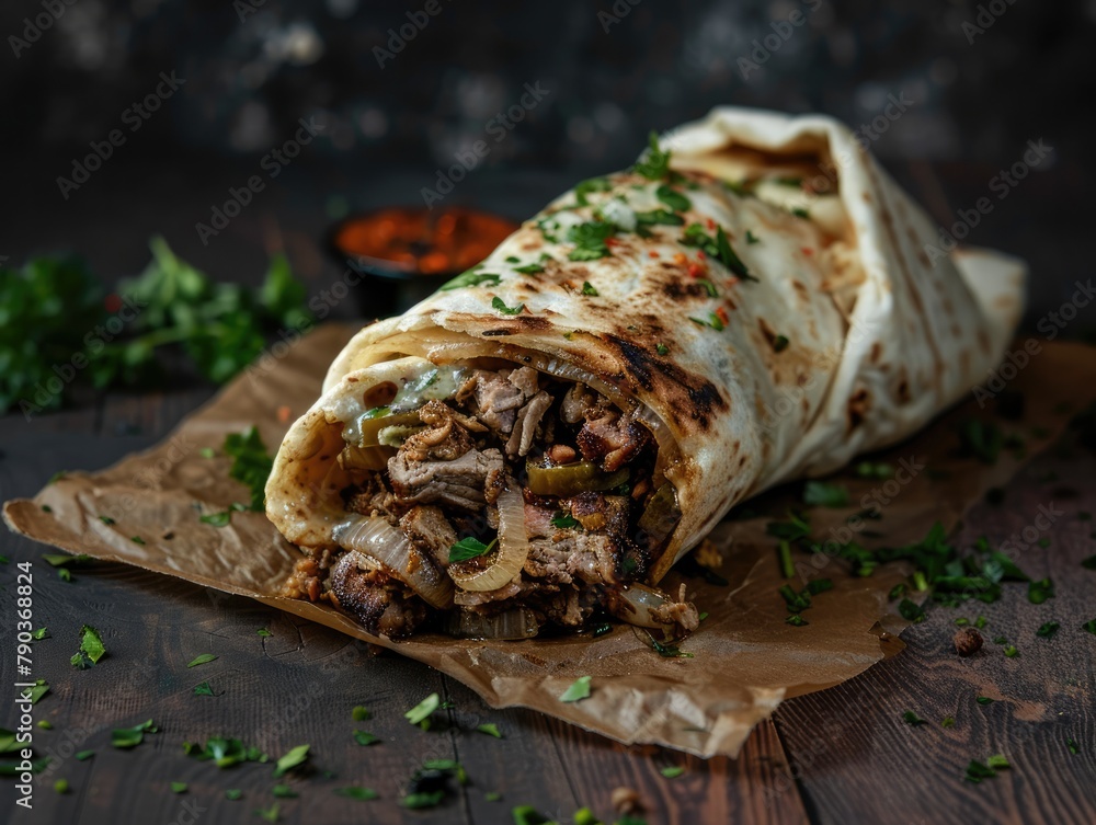 Shawarma Delight, Savory Middle Eastern Cuisine Shawarma Delight, Savory Middle Eastern Cuisine
