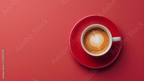 the concept of International Coffee Day, top view. background for designer for international coffee day. copy space for text