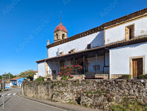 Torazo church, Cabranes municipality, Comarca de la Sidra, Asturias, Spain