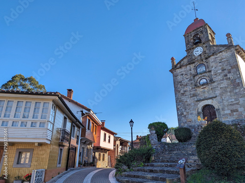 Torazo church, Cabranes municipality, Comarca de la Sidra, Asturias, Spain