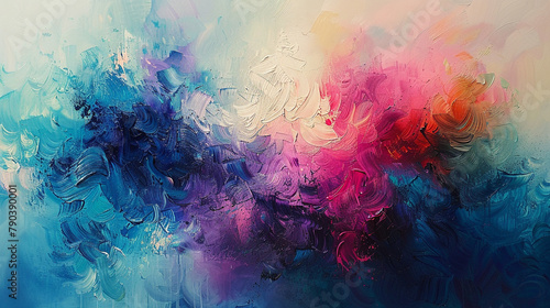 Ethereal strokes manifest, unveiling realms of abstract allure. 