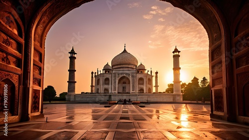 The intricate architecture of historical landmarks such as the eiffel tower or taj mahal