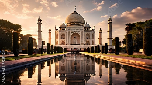 The intricate architecture of historical landmarks such as the eiffel tower or taj mahal
