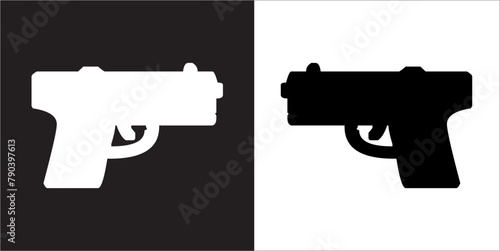 IIlustration Vector graphics of Pistol icon
