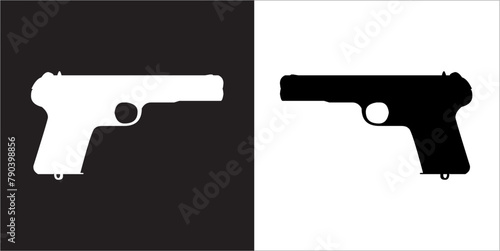 IIlustration Vector graphics of Pistol icon