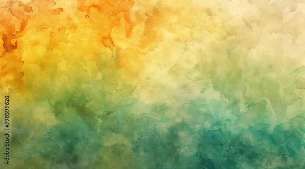 Green, yellow abstract watercolor texture background. Green, yellow abstract watercolor texture background.