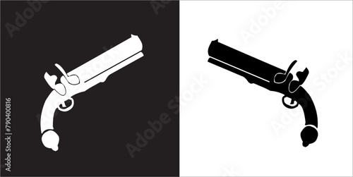 IIlustration Vector graphics of Pistol icon