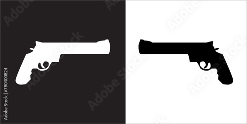 IIlustration Vector graphics of Pistol icon